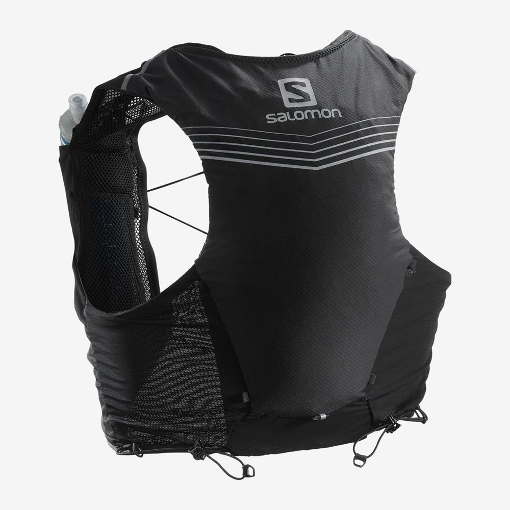 Hydratation Pour Le Trail Running Salomon Homme Noir - Salomon ADV SKIN 5 SET HYDRATION PACK - Franc